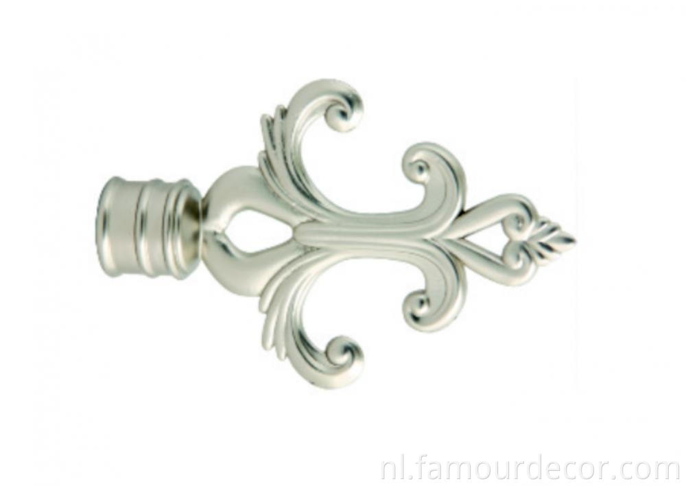 Hardware curtain rod with accessories